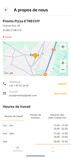 Pronto Pizza Screenshot 1