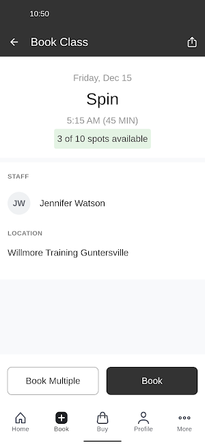 Willmore Training-Guntersville Screenshot 2