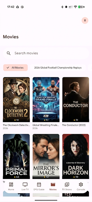 Material IPTV & Plex Player Screenshot 3