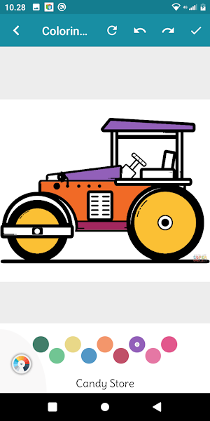 road rollers coloring Screenshot 3