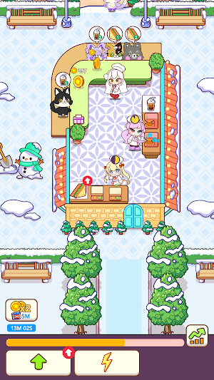 Kitty Cat Restaurant Idle Game Screenshot 2