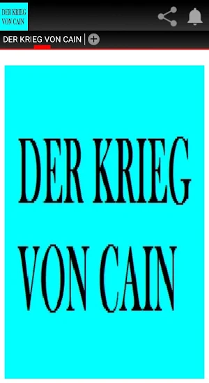 DER KRIEG VON CAIN Screenshot 0