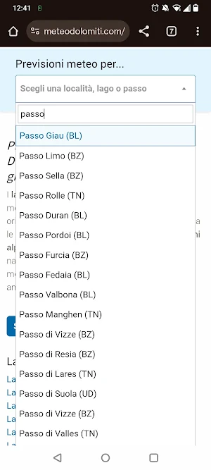 MeteoDolomiti.com Screenshot 0