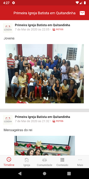 Primeira Igreja Batista em Quitandinha Screenshot 2