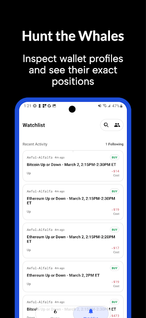 PolyCat: Polymarket Alerts Screenshot 0