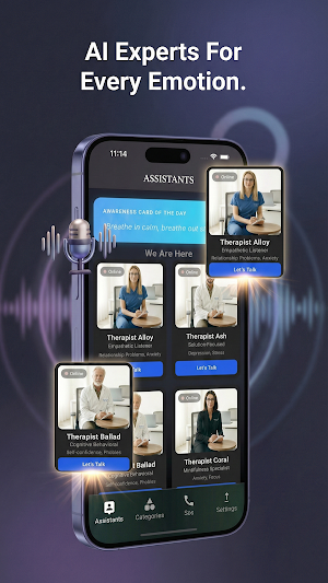 Live Talk & Chat-Mental Health Screenshot 1