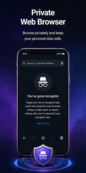 Hub Browser: Fast Private Web Screenshot 2