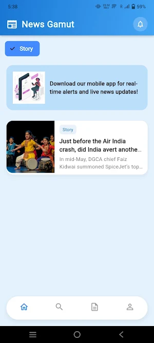News Gamut - Fastest News Screenshot 2