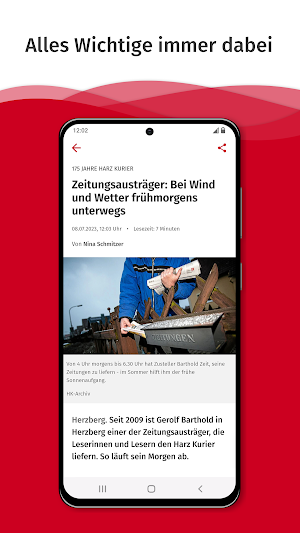 Harz Kurier News Screenshot 2