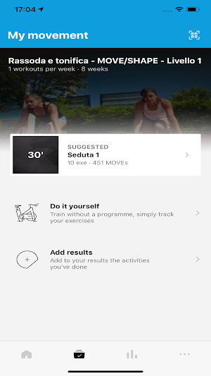 BlueFit Health Club Screenshot 1