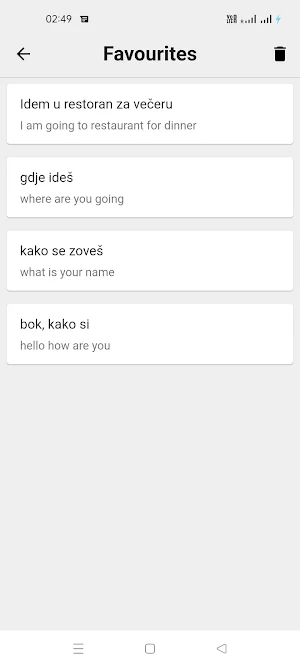 Croatian To English Translator Screenshot 3