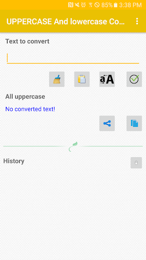 UPPERCASE And lowercase Converter Pro Screenshot 0