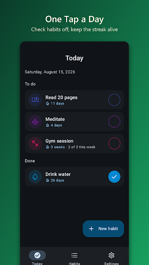Habit Tracker - List Habit Screenshot 0