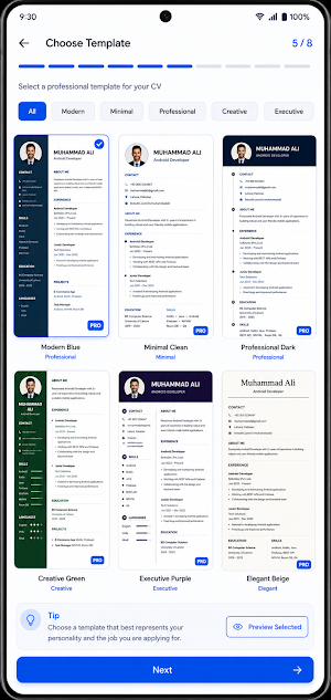 CV Maker - Resume Builder app Screenshot 1