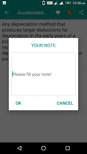 Financial Terms Dictionary Screenshot 3