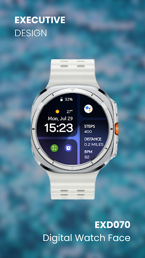 EXD070: Digital Watch Face Screenshot 1