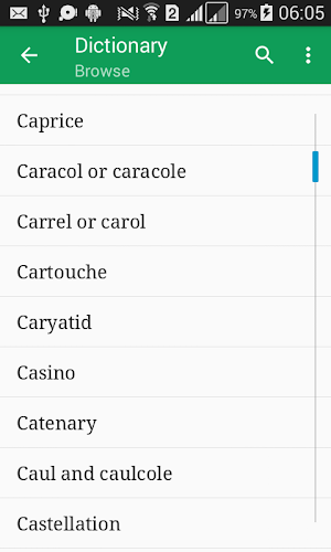 Architecture Dictionary Screenshot 0