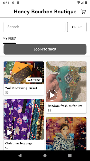 Honey Bourbon Boutique Screenshot 1