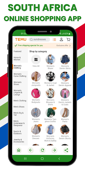 South Africa Online Shopping Screenshot 1