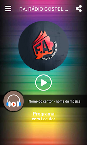 F.A. RÁDIO GOSPEL WEB Screenshot 1