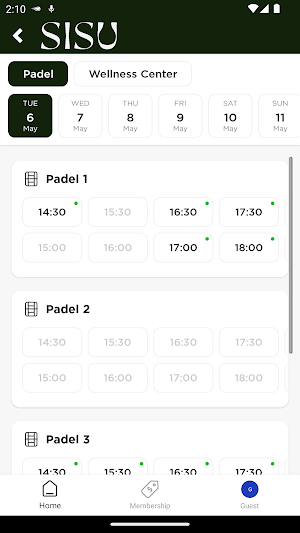 Sisu Padel Club Screenshot 2