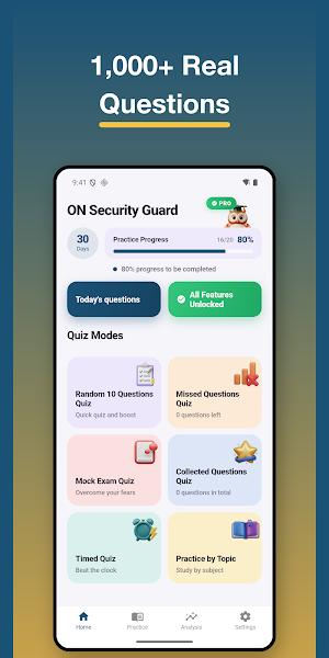 Ontario Security Guard Exam Screenshot 0