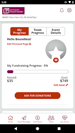 MMRF 5K WalkRun Screenshot 1