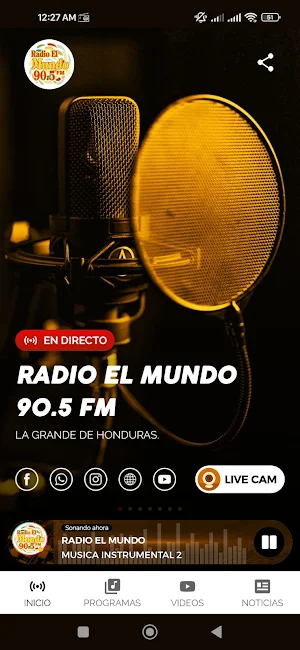 Radio El Mundo 90.5 FM Oficial Screenshot 1