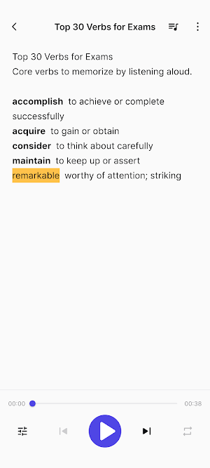 StudyAloud: Read Notes Aloud Screenshot 1