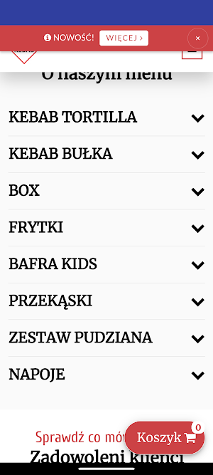 Bafra Kebab Lębork Screenshot 0
