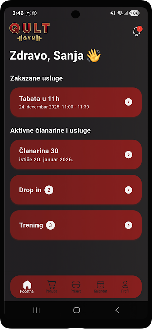 Qult Gym Screenshot 1