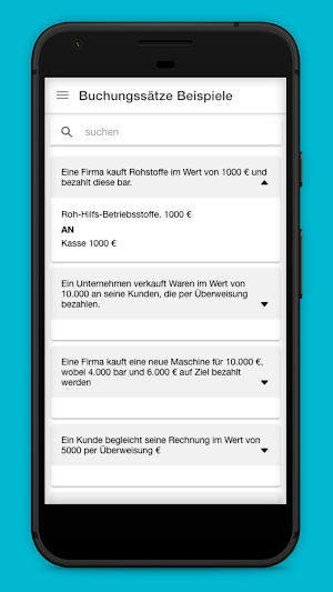 Rechnungswesen - Buchungssätze üben Screenshot 1