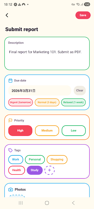 TodoBox Screenshot 2