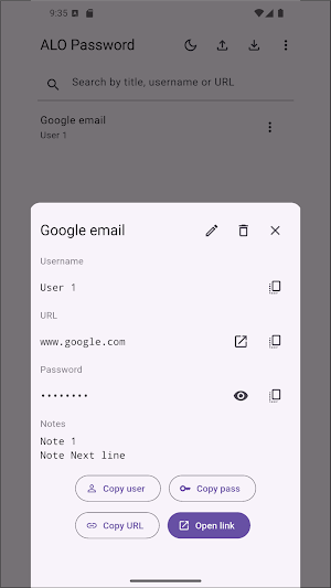 ALO Password Screenshot 3
