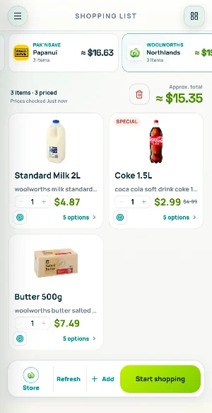 T-Shop: Grocery Price Compare Screenshot 2