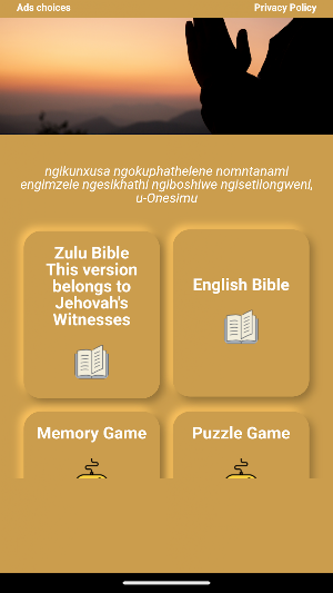 Bible Zulu + English Screenshot 0