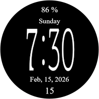 Iris580 Large Display Watch