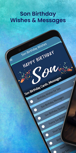 Son Birthday Wishes Screenshot 0