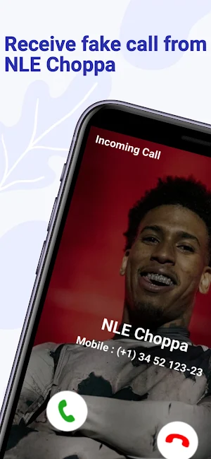 NLE Choppa Video Call Simulatr Screenshot 0