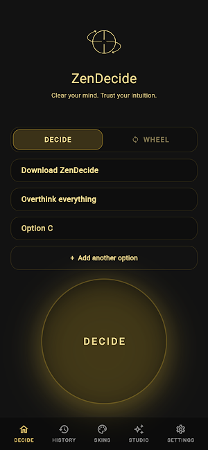ZenDecide – Simplify Decisions Screenshot 0