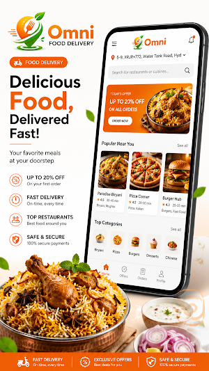 Omnifood:Food&Grocery Delivery Screenshot 2