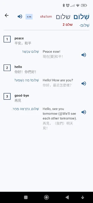 LexoBridge Hebrew Dictionary Screenshot 2