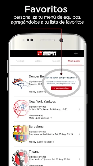 Caliente ESPN Screenshot 3