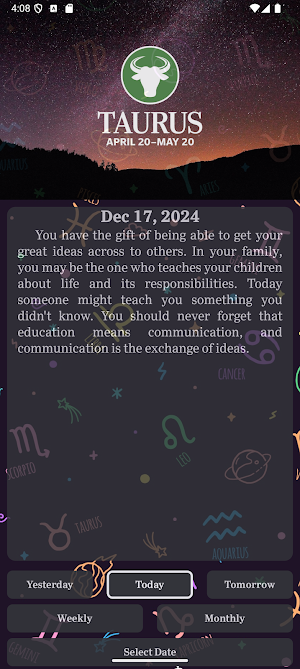 Horoscope & Tarot Reading Screenshot 2
