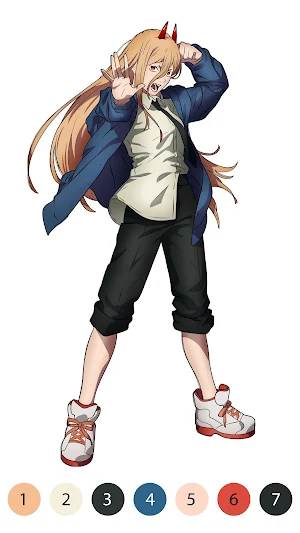 Anime Print - Color by Number Screenshot 2