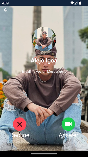Alejo Igoa Fake Call Video screenshot 2