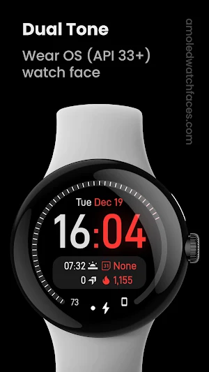 Dual Tone: Wear OS watch face Screenshot 0