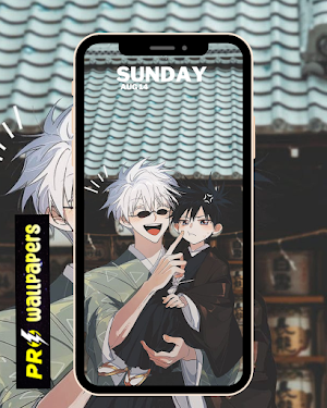 Gojo Satoru Aesthetic Walpaper Screenshot 1