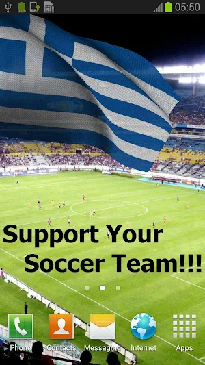 Greece Flag Live Wallpaper Screenshot 0