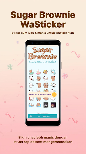 Sugar Brownie WASticker Screenshot 0